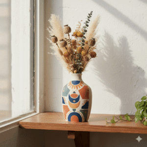 Hand-Painted Vases